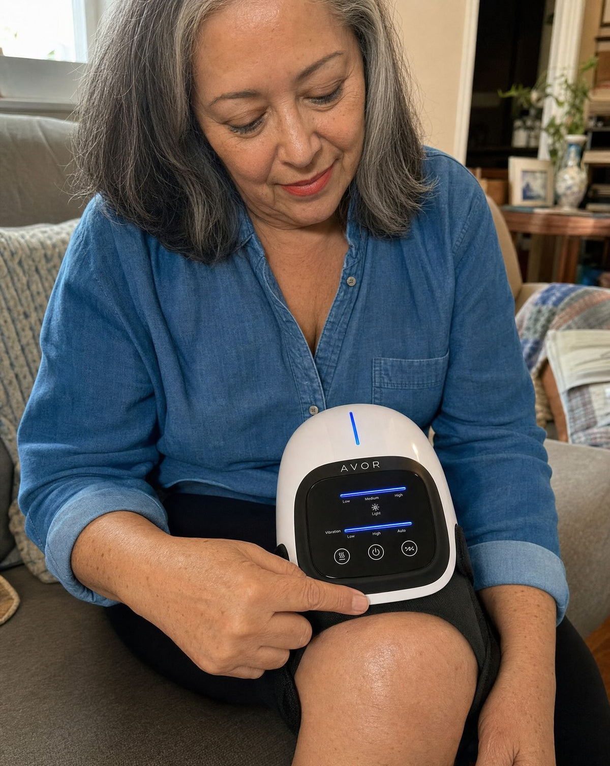 Soothing heat you control, and it switches itself off