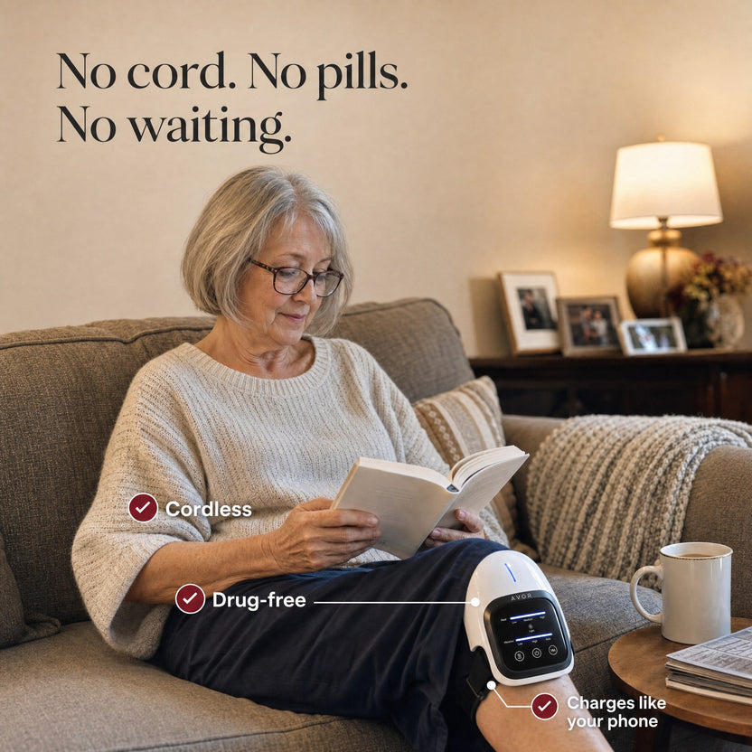 No cord, no pills, no waiting: Avor charges like a phone, drug-free, cordless